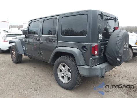 2017 Jeep Wrangler Unlimited Sport 4X4 from USA, damaged, VIN 1C4BJWDG1HL604201